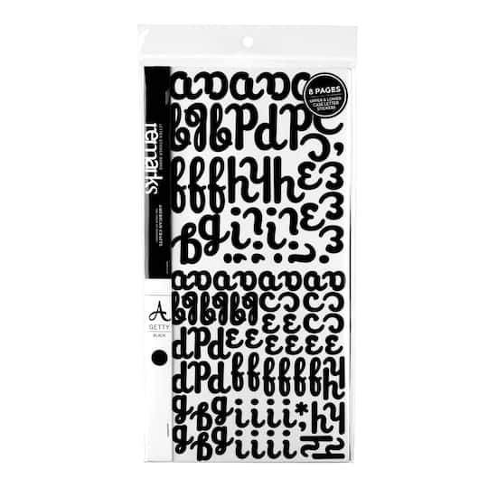 American Crafts™ Black Eric Thickers Foam Sticker Book